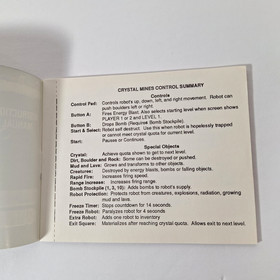 Crystal Mines Nintendo NES Unlicensed Color Dreams Complete in Box CIB - Tested