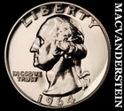1964 Silver Washington Quarter - Choice Gem Proof  Lustrous  #K1931