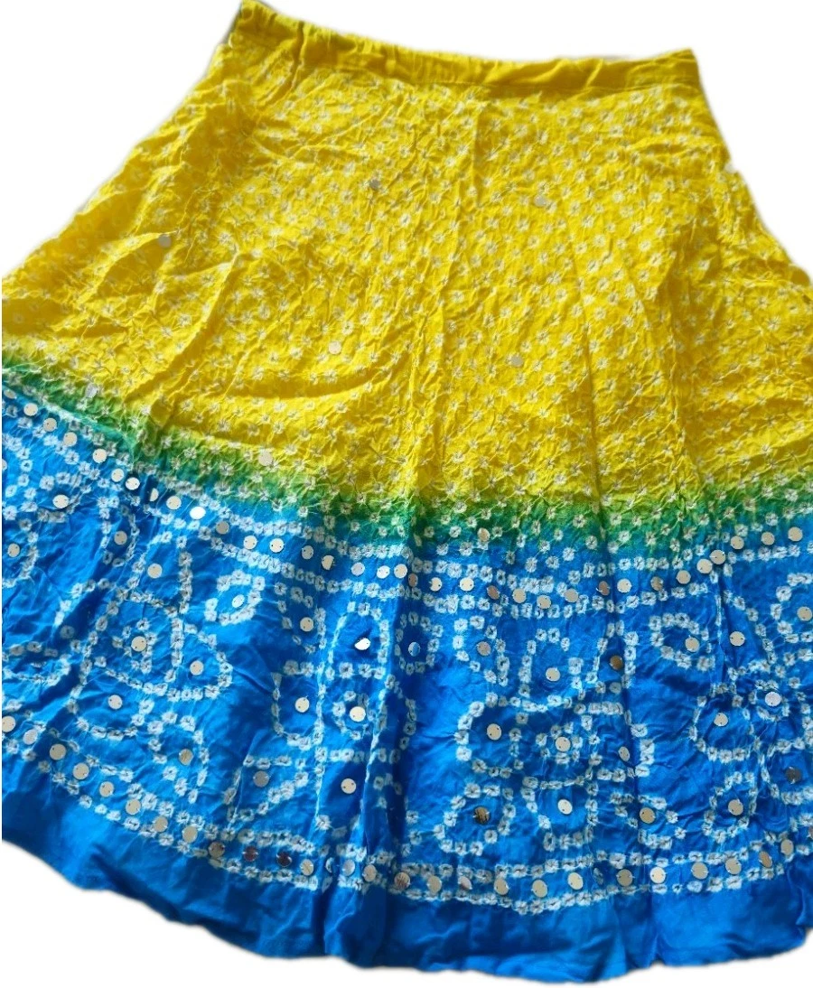 Girls Kids Navratri Skirt, SKIRT & SCARF/DUPATTA, ETHNIC WEAR, Festive Wear
