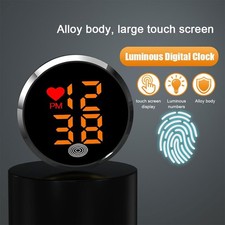 Dashboard Clock For Car Motorbike Adhesive Digital Small Clocks On LED  X2V5