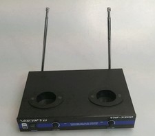 VocoPro VHF-3300 Dual Channel Wireless Microphone Receiver Charging Base