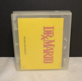 DR. MARIO Cartridge Manual Storage Nintendo Entertainment System NES Tested WORK
