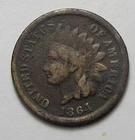 1864 L INDIAN HEAD CENT, NICE TOUGHER COIN,POINTED BUST!!!!(A8)