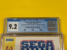 Virtua Racing Deluxe (CGC 9.2 w/ 9.4 Cart!) Sega Genesis 32X not WATA PSA VGA 😊