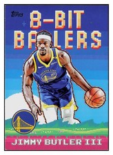 Jimmy Butler III 2025-26 Topps 8-BIT BALLERS #8B-13 Golden State Warriors