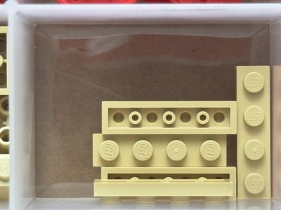 LEGO Parts - Tan Plate 1 x 4 - No 3710 - QTY 5