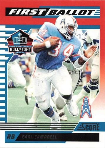 Earl Campbell #2 2025 Panini Score First Ballot card