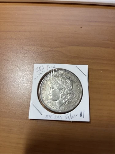 1886 Morgan Silver Dollar $1 - Extra Fine