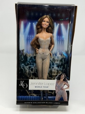 Jennifer Lopez World Tour Barbie Black Label Doll 2013 Mattel JLo NRFB Boxed
