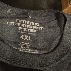 NES Controller Nintendo Video Games Men's Blue T-Shirt - Size 4xl