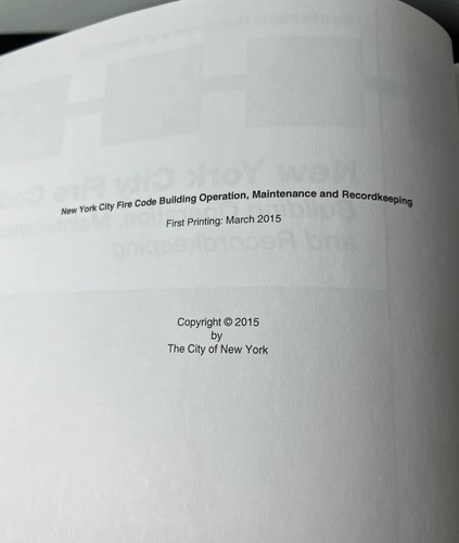 ICC International Code Council New York City Fire Code & Building Code Set 2014 - Bild 11 von 21