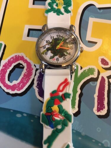 Kids Boys Girls Ninja Turtles Wristwatch Silicone Strap Wrist Watch Slim 3mm UK - Picture 11 of 26
