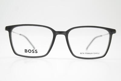 Brille Hugo Boss 1704 Titanium Grau Silber Oval Brillengestell eyeglasses Neu