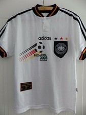 Germany Football Shirt Vintage Trikot Home 1996 EURO Adidas Retro Jersey Adults