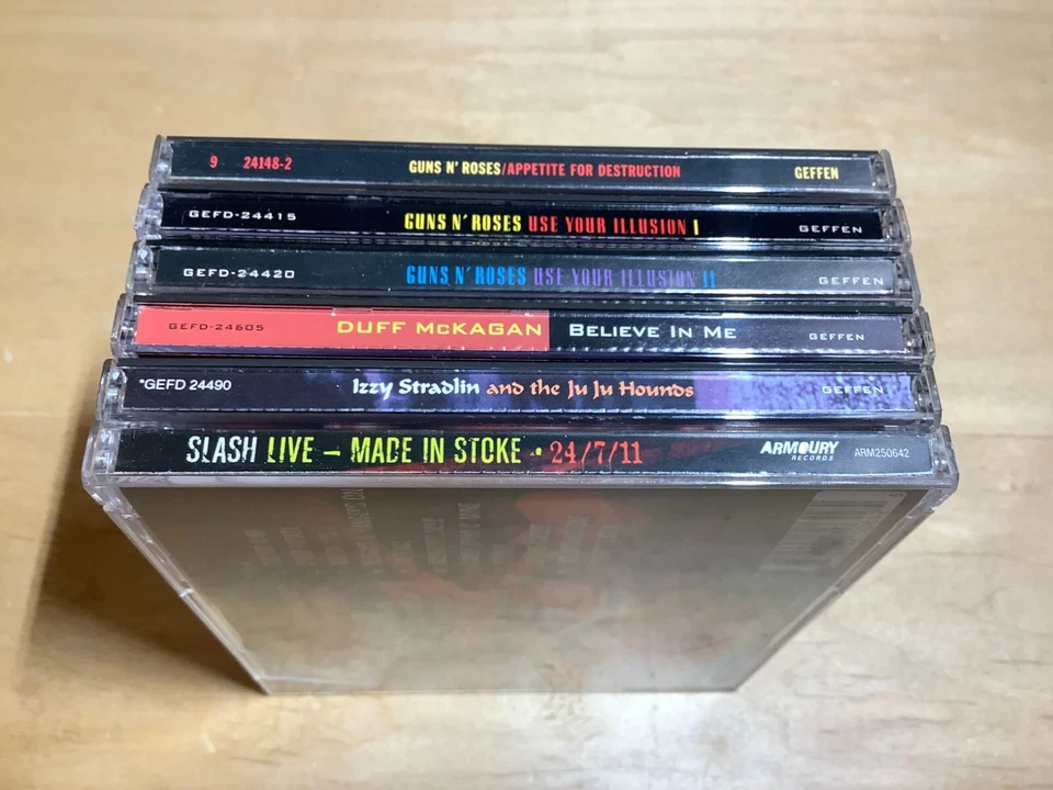 GUNS N ROSES & DUFF McKAGAN & IZZY STRADLIN & SLASH - Killer 6 CD Lot Foto 4 de 4