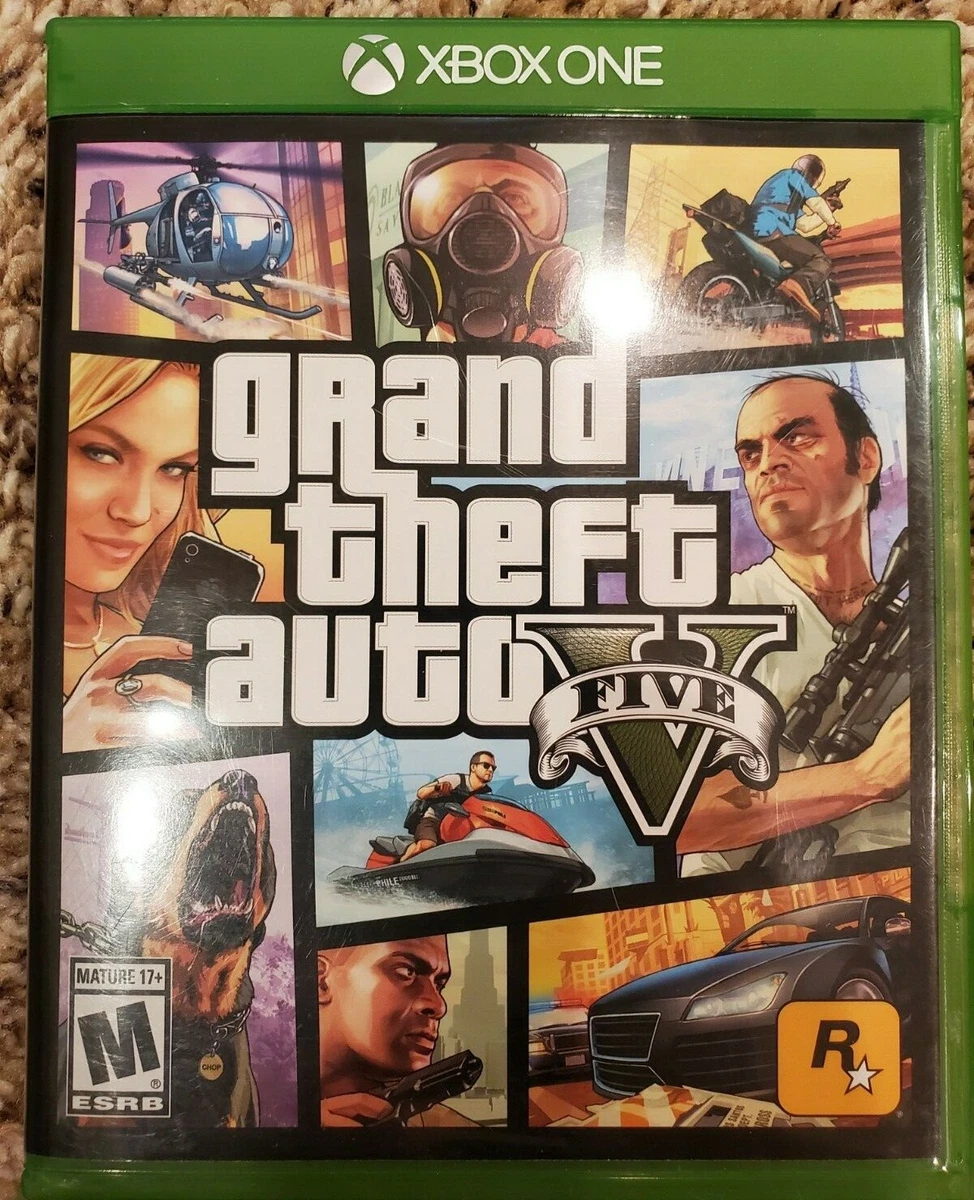 Rockstar games grand theft auto sale v xbox one video games