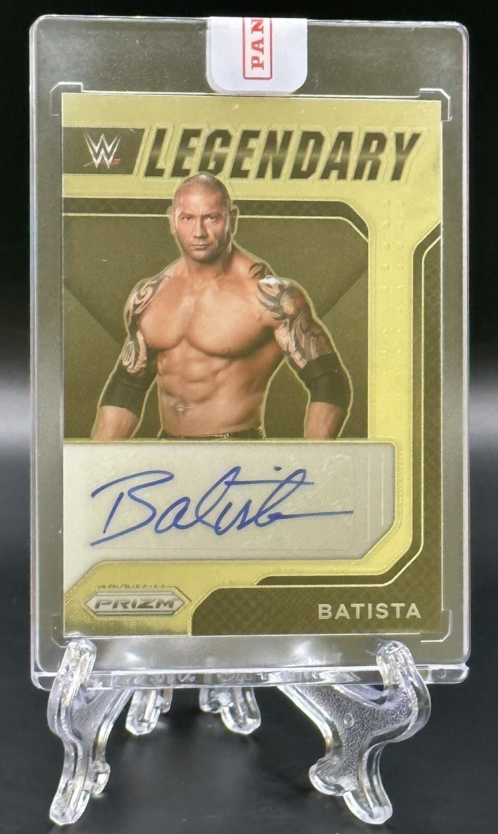 トリプルHフレアオートンバティスタ autograph Batista 2022 Panini Prizm WWE Legendary Signatures Auto Autograph