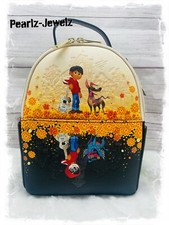 Mini Mochila Loungefly Disney Pixar Coco Caléndula Puente Espejo BoxLunch Nueva con Etiquetas