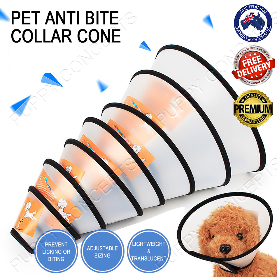 Pet Anti Bite Collar Cone Ring Protector Cover Wound Healing