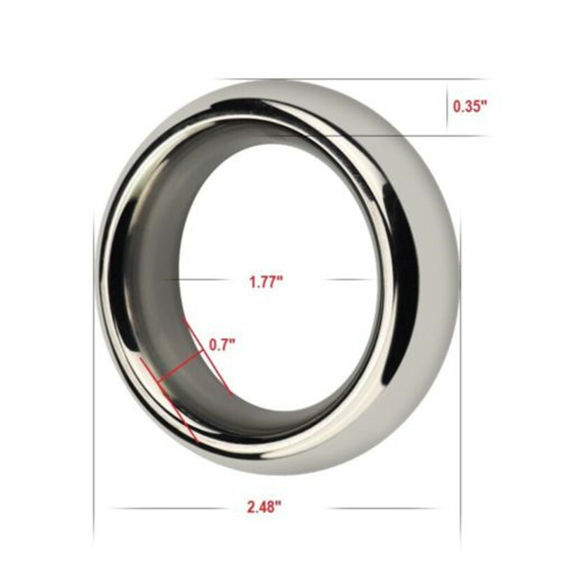 1.75" 2" Thick Heavy Stainless Steel Metal Cock Ring Male Penis Enhancer  TTBB | eBay