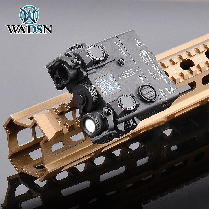 WADSN DBAL A2 Red Green Blue Laser Sight White LED