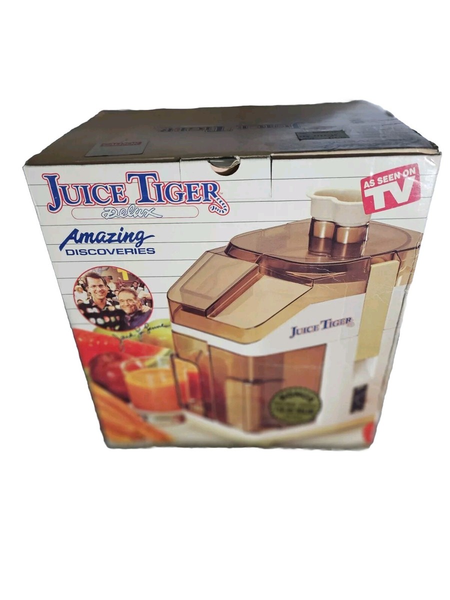 Vintage Juice Tiger Deluxe Jack LaLanne Power Juicer JTD-101 NEW