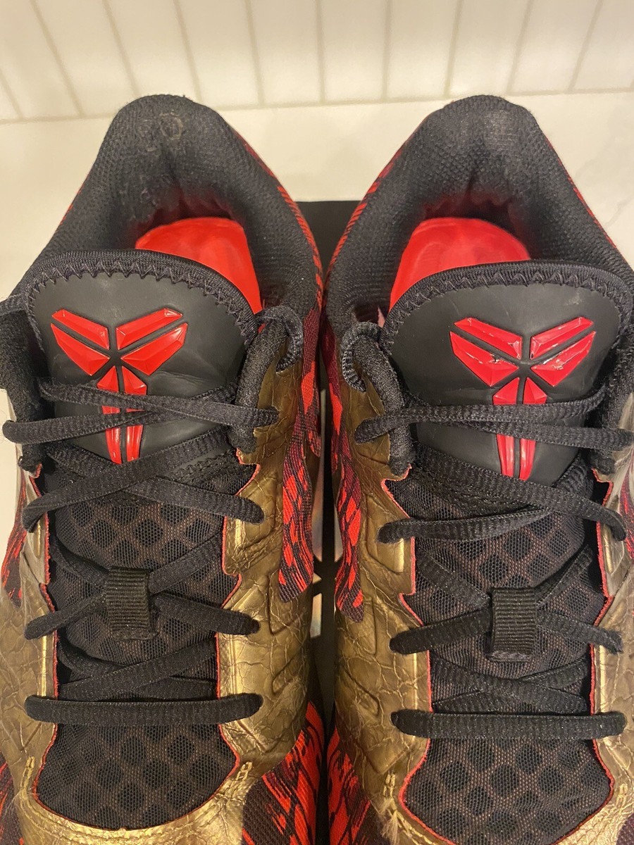 Nike Kobe KB Mentality Red Black Gold Iron Man Size 11 Nike Kobe KB Mentality Red Black Gold Iron Man Size 11