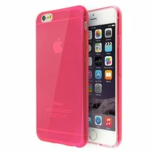 Lyfe Goods iPhone 6 Cases, Slim Transparent Cell Phone Cover, Color:  Red