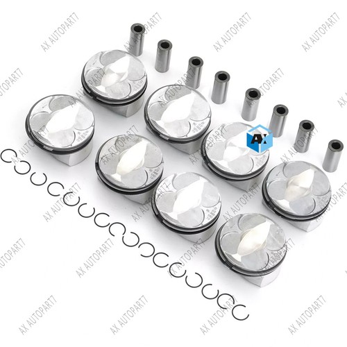 STD 8x Pistons Rings Set Φ87mm For BMW 540i 740i E60 E61 E65 E66 N62B40 4.0L V8 - Picture 4 of 7