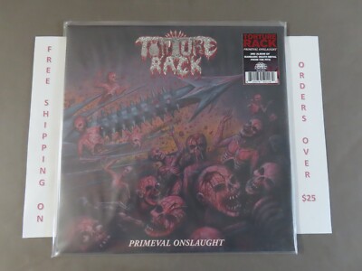 (NEW) TORTURE RACK PRIMEVAL ONSLAUGHT LP 20 BUCK SPIN 184 DEATH METAL