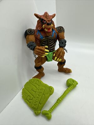 1991 TMNT Teenage Mutant Ninja Turtles Rahzor With Weapon And