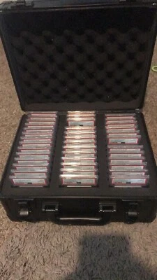 3 Row Graded Trading Card Storage Case Holds 42 Slabs Fits Psa Getgraded and CGC