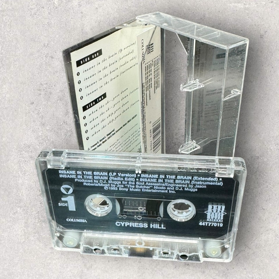 Cypress Hill Insane In The Brain Cassette Tape Single 1993 Ruffhouse
