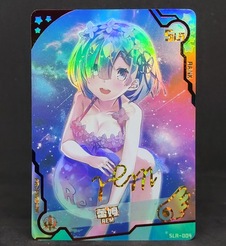 Re:Zero Rem SLR-004 Goddess Story Maiden Girl Party Badeanzug Holo Foil Karte - Bild 5 von 8