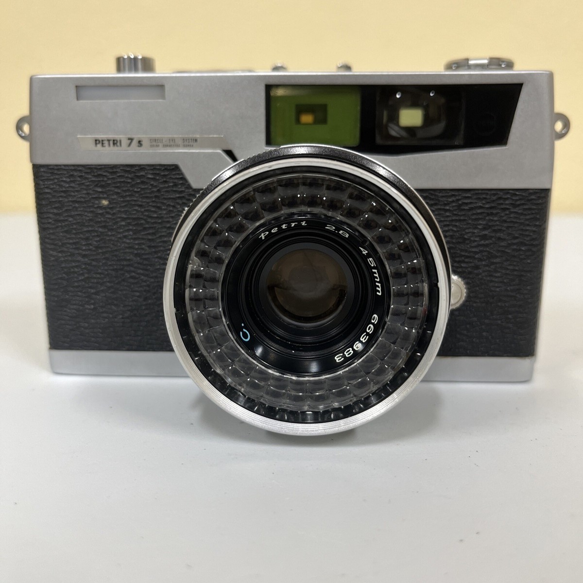 PETRI 7S コンパクトフィルムカメラ PETRI 7s Camera W/PETRI 2.8 45mm Lens & Light meter