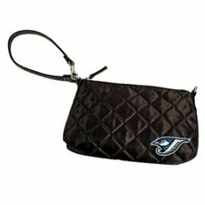 TORONTO BLUE JAYS QUILTED WRISTLET PURSE