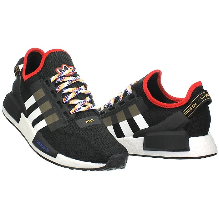 Adidas NMD_R1 V2 schwarz rot Herren Low-Top Sneakers  