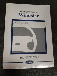2000 ford windstar manual