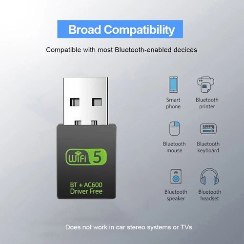 USB Adapter Wireless Network Card Bluetooth 4.2 WiFi 5 USB Dongle For PC Laptop - 第 13/17 張圖片