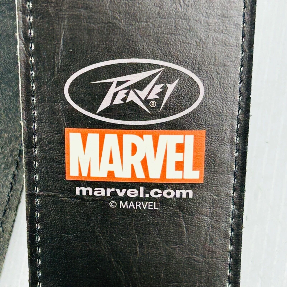 Peavey 03020160 Marvel War Machine Iron Man 3 Leather Guitar Strap - Изображение 4 из 4