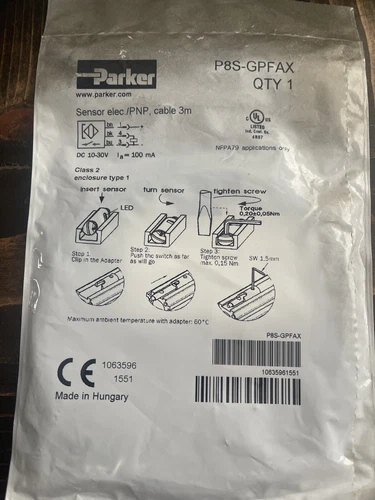 1PCS New Parker P8S-GPFAX sensor P8SGPFAX spot stock