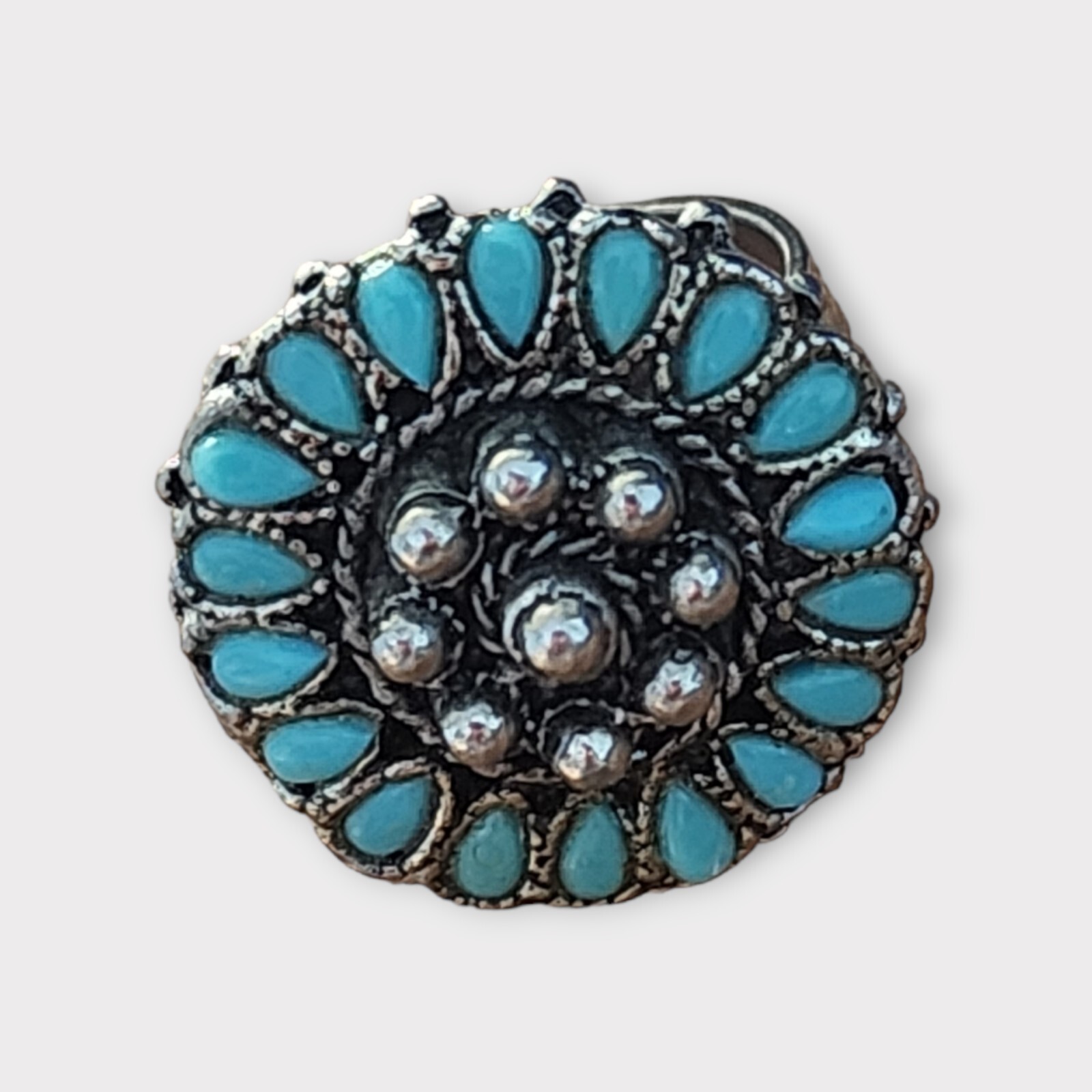 Adjustable Silver Tone Ring - image 1