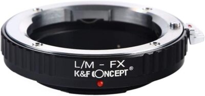 K&F Concept Lens Mount Adapter for Leica M LM Lens to Fujifilm Fuji X FX Cameras