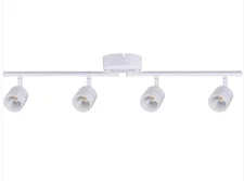 CLOUDY BAY 30W 4-Head LED Dimmable Track Light ETL Listed Ceiling Lighting