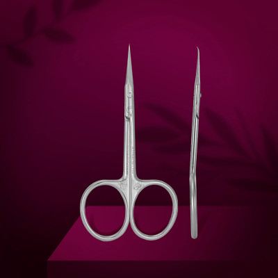 Professionelle Nagelhautschere Mit Haken EXCLUSIVE 21 Typ 2 (Magnolia) Staleks 