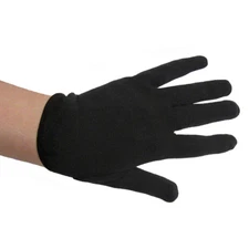 Child Black Costume Gloves ~ KIDS HALLOWEEN SUPERHERO MAGICIAN VAMPIRE DRESS UP