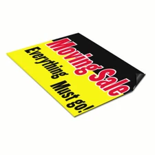 Car Magnet Set of 2 Moving Sale Everything Must Go Business Industrial Sign