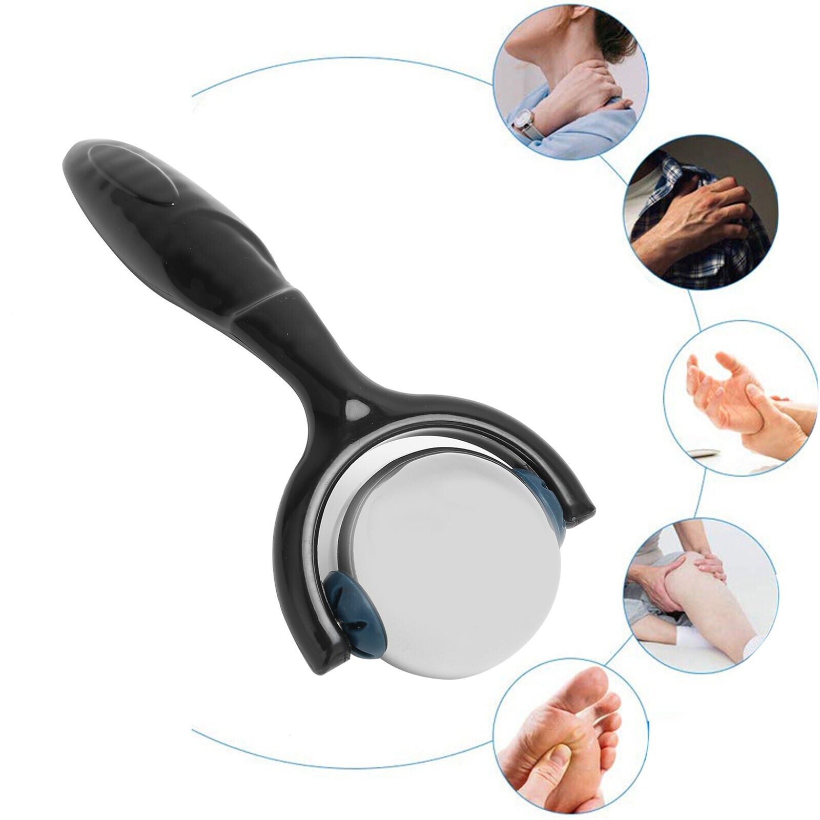 Kalt Massage Roller Ball Edelstahl Physiotherapie Muskelregeneration Ganzkörper