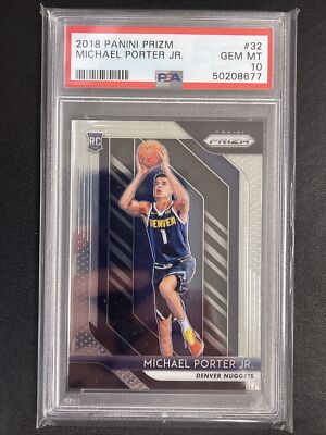 PSA10 MICHAEL PORTER JR RC - GREEN PRIZM