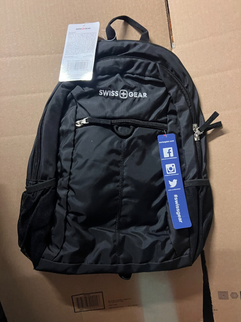 SwissGear(R) Student Backpack For 15 in. Laptops, Black New